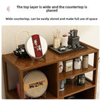 Meuble de rangement à casier marron -