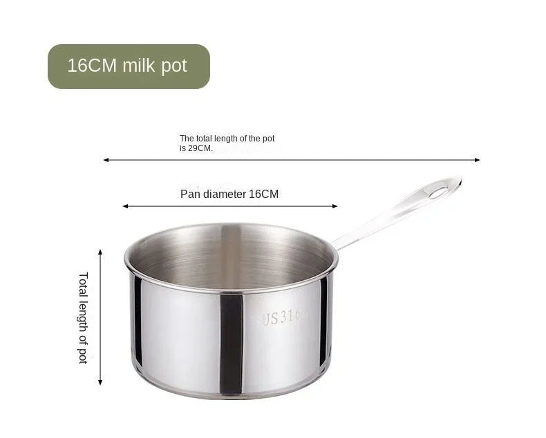 Casserole inox petite taille -