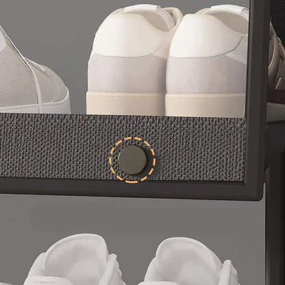 Meuble à chaussure noir tendance -