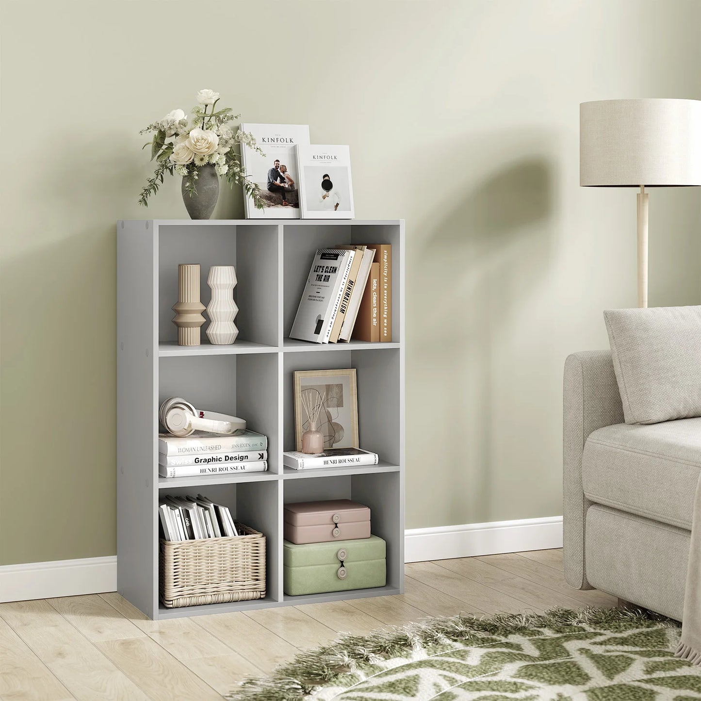 Étagère cube rangement en bois -