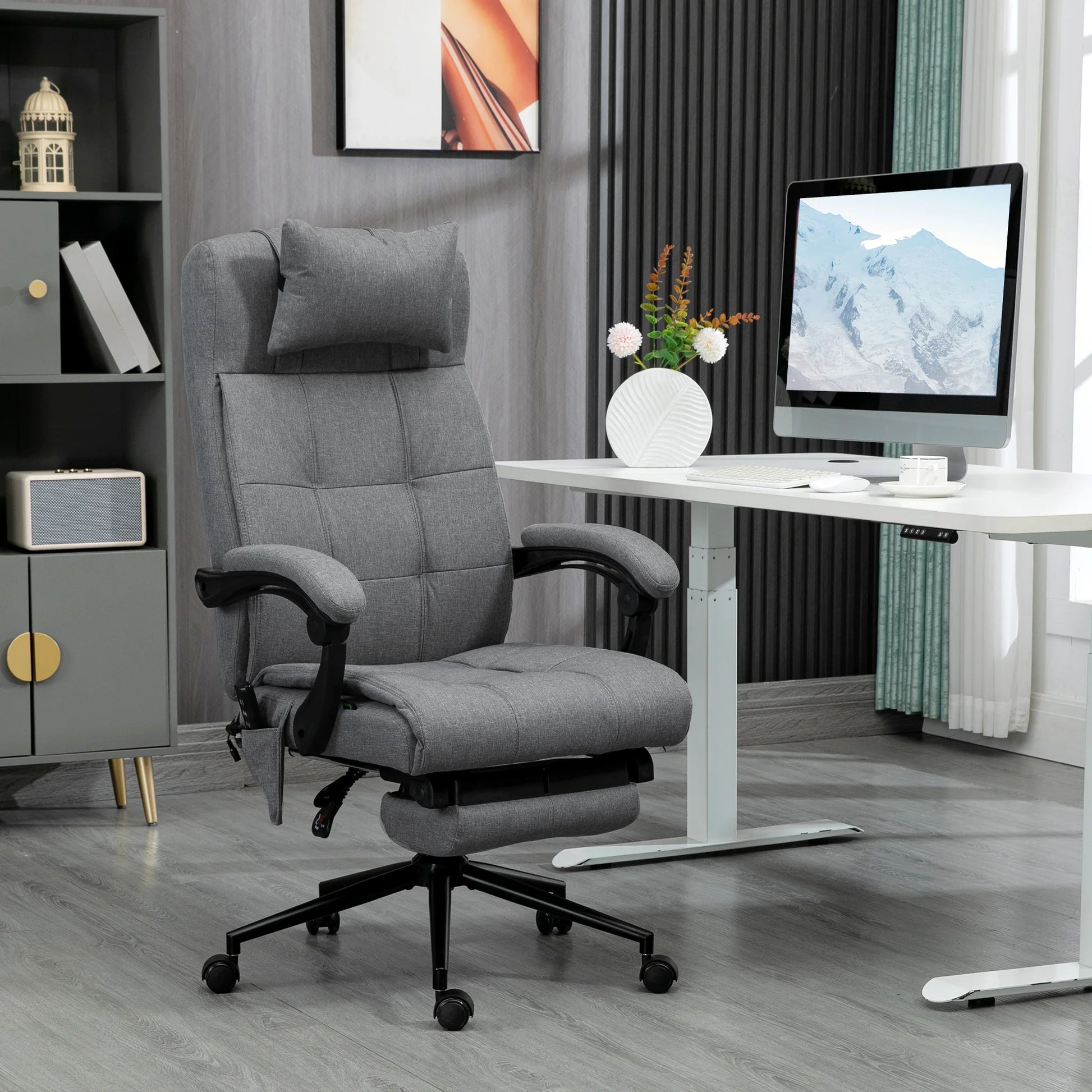 Chaise de bureau ergonomique design de luxe -