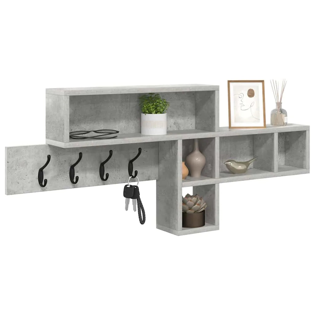 étagère murale bois naturel 100 x 12 x 43.5 cm -
