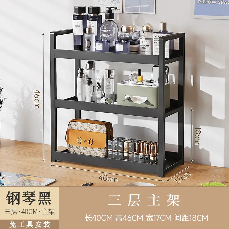 étagère bureau pour fourniture - 3Tier Noir 40cmA