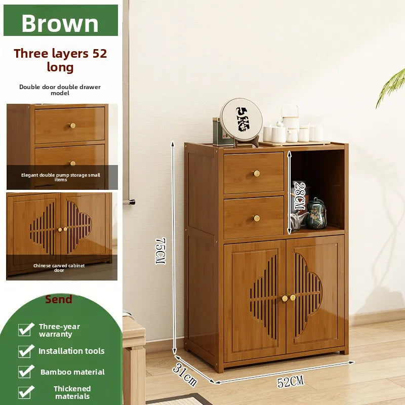 Meuble de rangement à casier marron - C