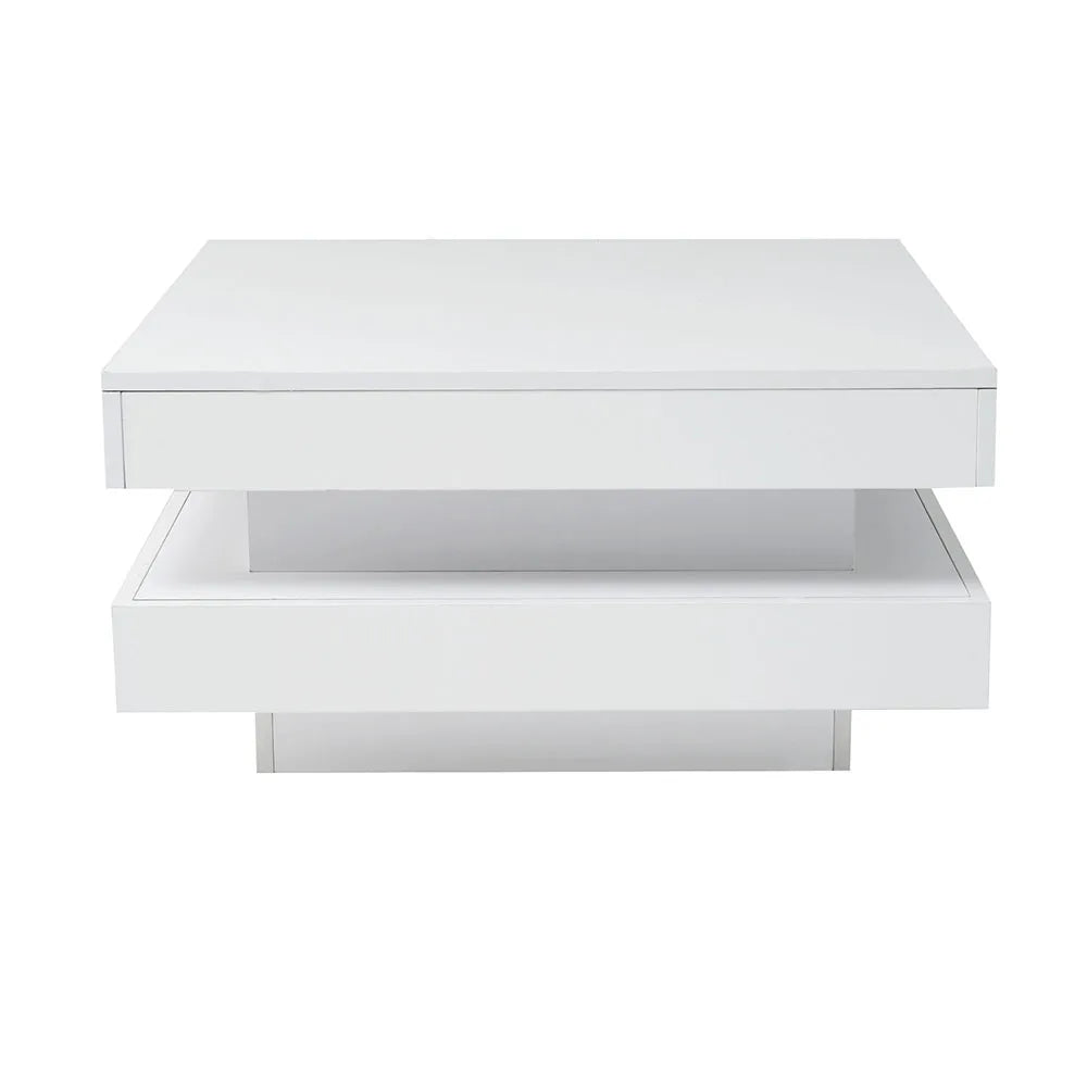 Table basse moderne style technologique - Blanc Table basse