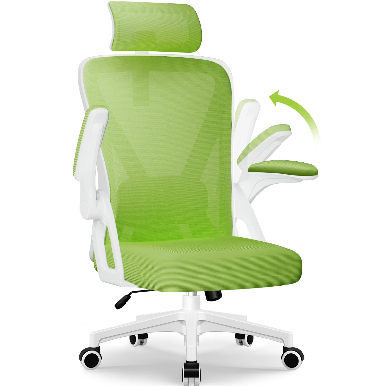 Chaise de bureau vert pour travail et jeux vidéo - Vert Chaise de bureau
