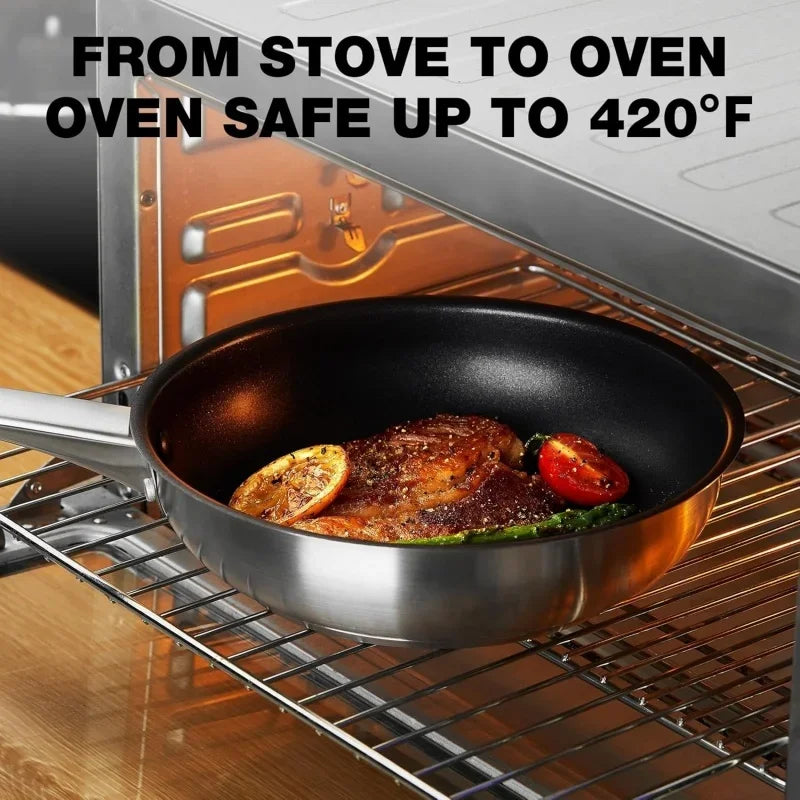 Poêle inox induction KOCH SYSTEME -