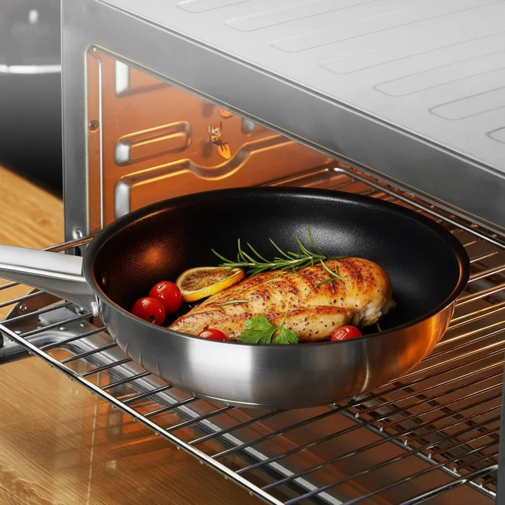 Poêle inox induction KOCH SYSTEME -
