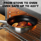 Poêle inox induction KOCH SYSTEME -