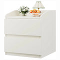 Table de chevet blanche moderne urban luxe - Blanc Table de chevet