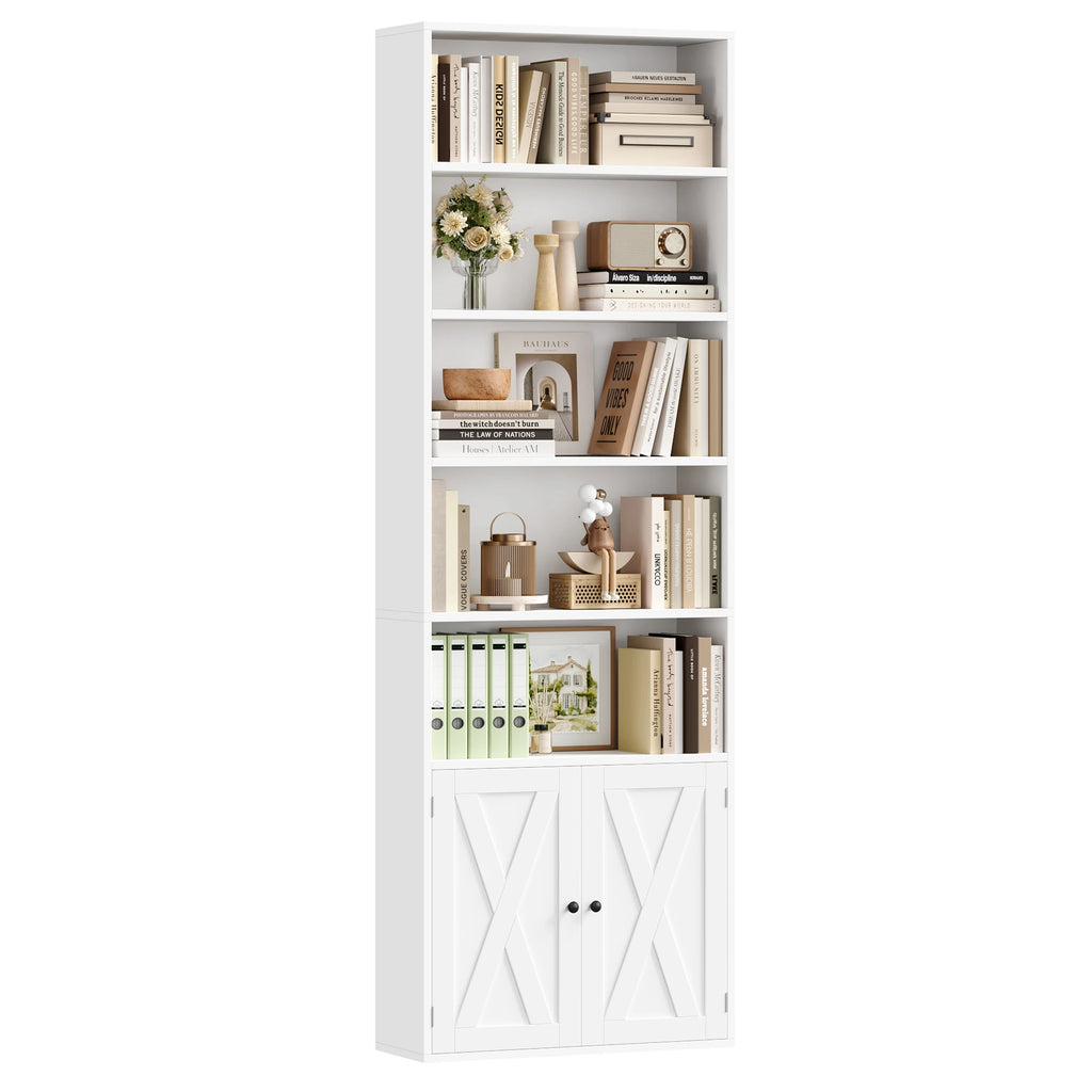 Meuble de rangement pour documents et livres - Blanc Meuble de rangement