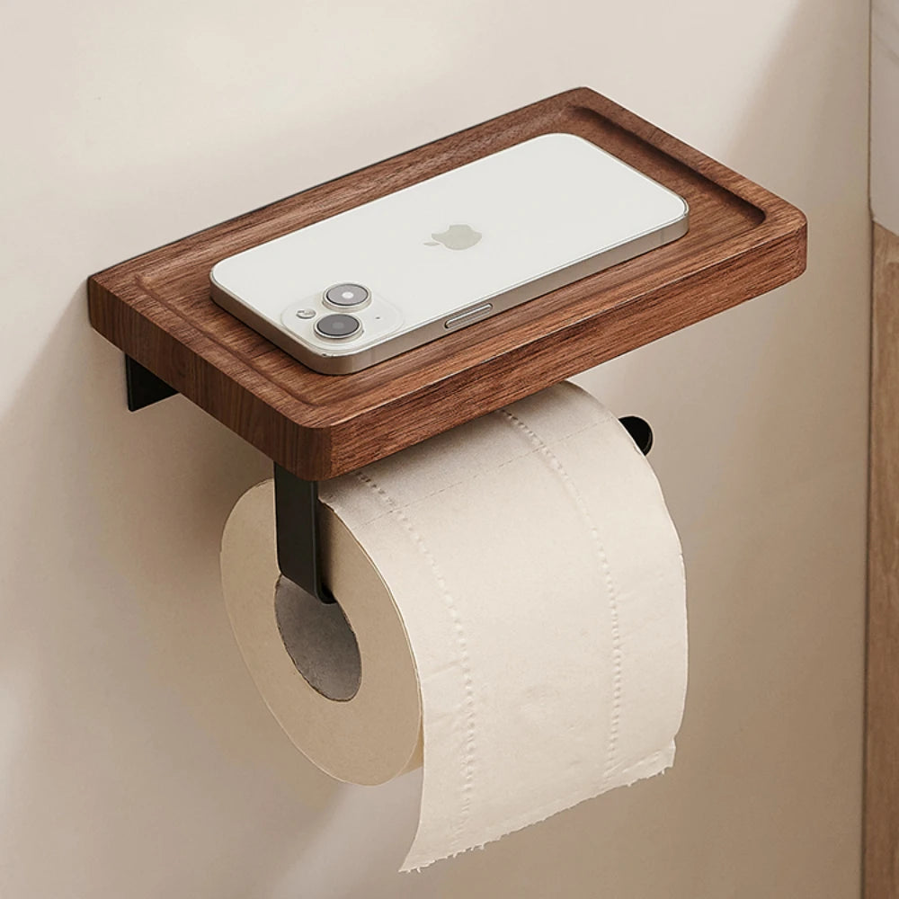 étagère bois wc et salle de bain -