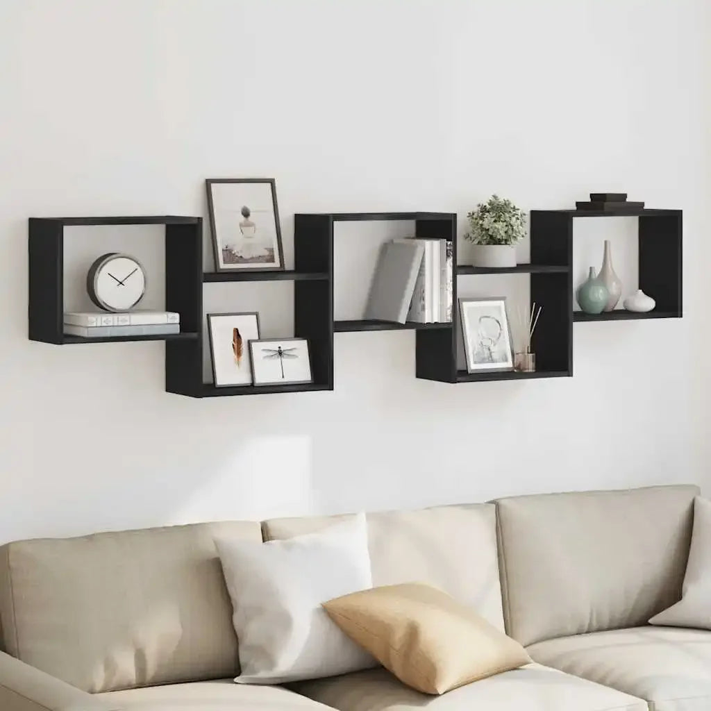 étagère murale bureau à 5 compartiments -