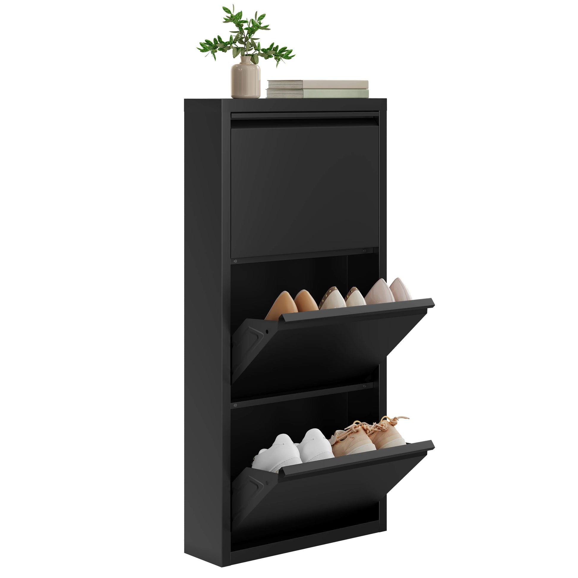 Étagère chaussures solide de 50x106x15cm -