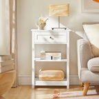 Table de nuit bohème 3 étagères 45x69x30cm -