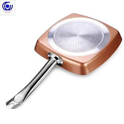 Poêle céramique antiadhésif carré -