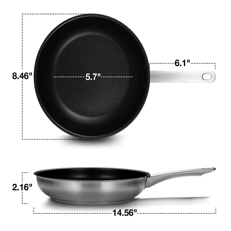 Poêle inox induction KOCH SYSTEME -