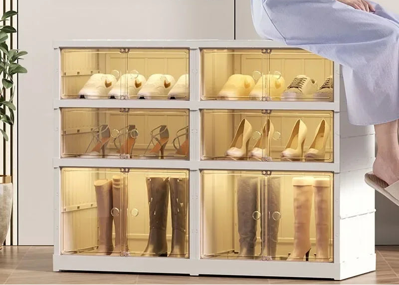 Meuble à chaussure chic cabinet multifonction -