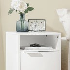 Table de chevet solide avec 1 porte -