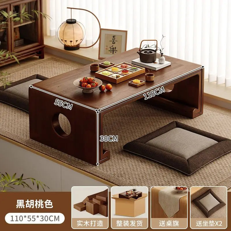 Table basse bois clair de style japonais - style15