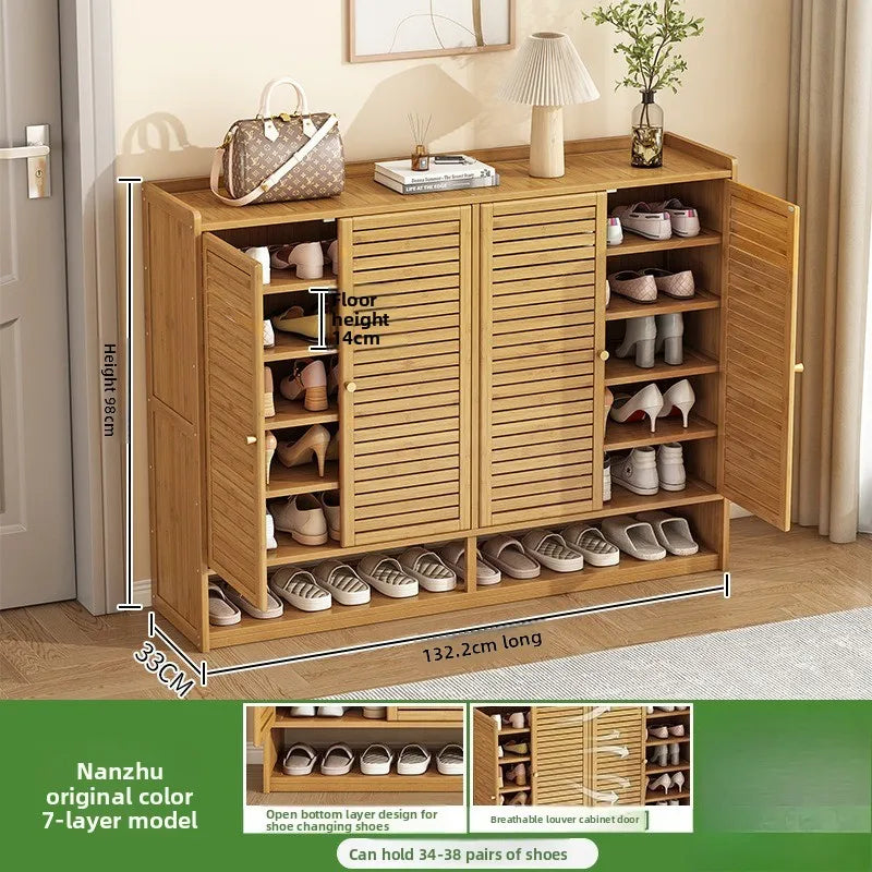 Meuble à chaussure à grande capacité avec tiroirs - 4-132-7-98