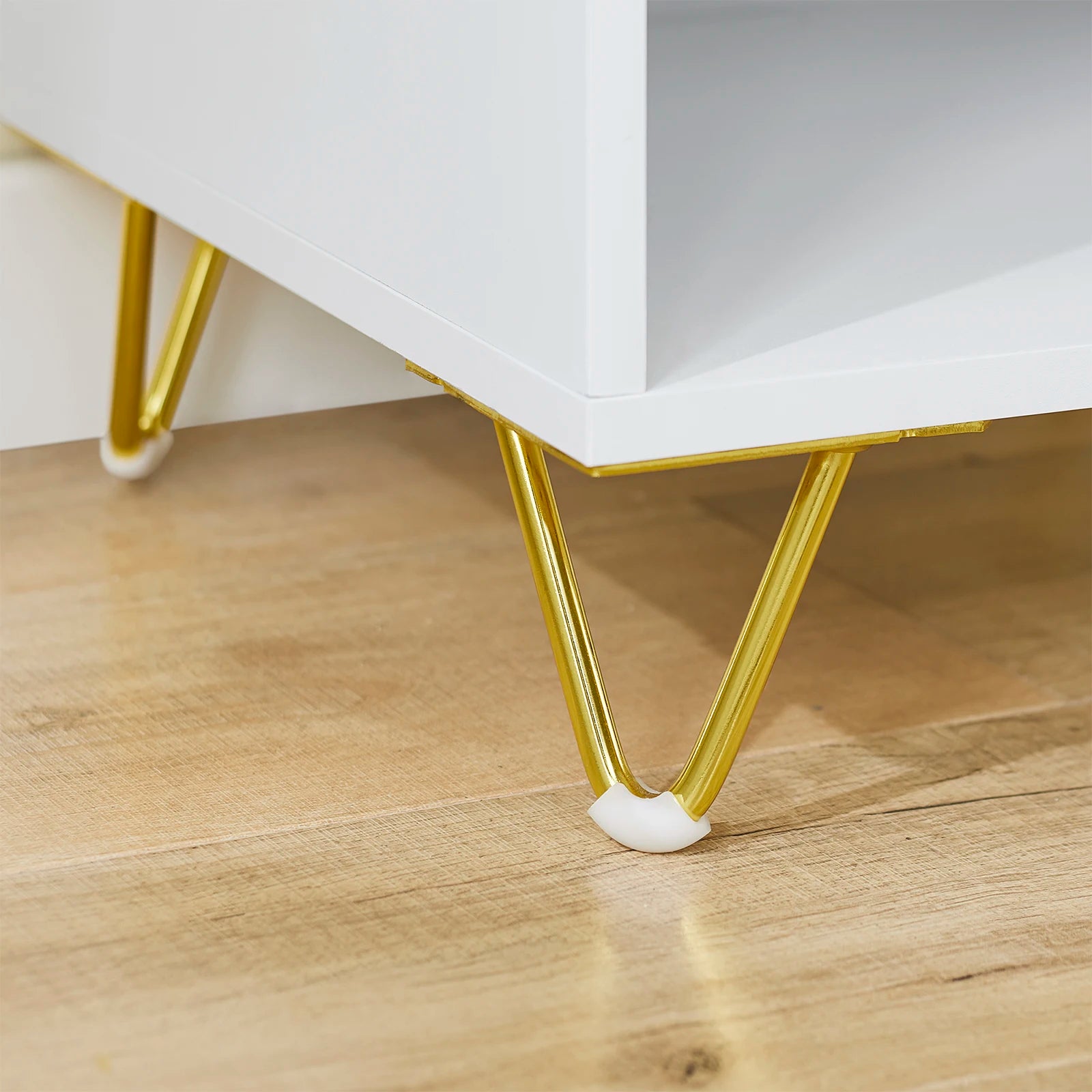 Table de chevet cabinet 40x40x51cm - VIRGINIE -