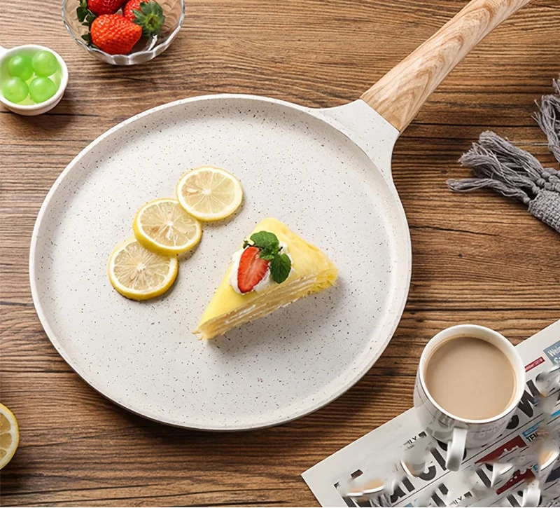 Poêle céramique idéale pour omelette et steak -
