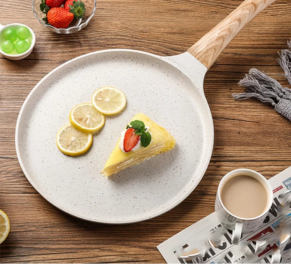 Poêle céramique idéale pour omelette et steak -