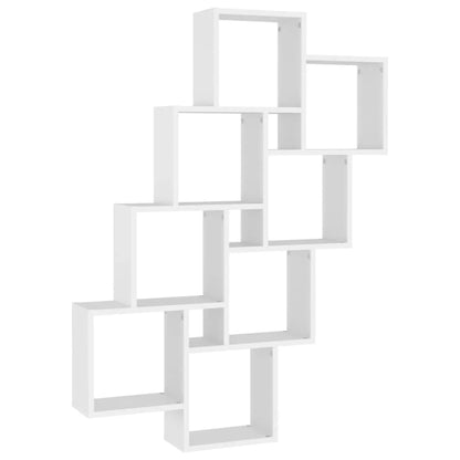 Grande étagère murale 90x15x119 cm - Blanc