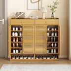 Meuble à chaussure à grande capacité avec tiroirs -