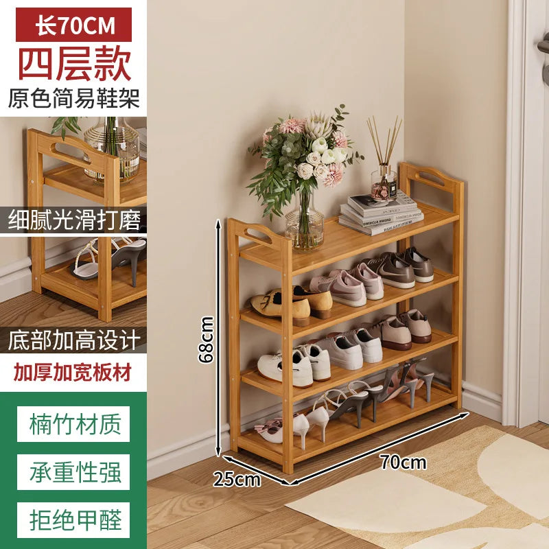 Meuble à chaussure en bois massif d'intérieur - style7