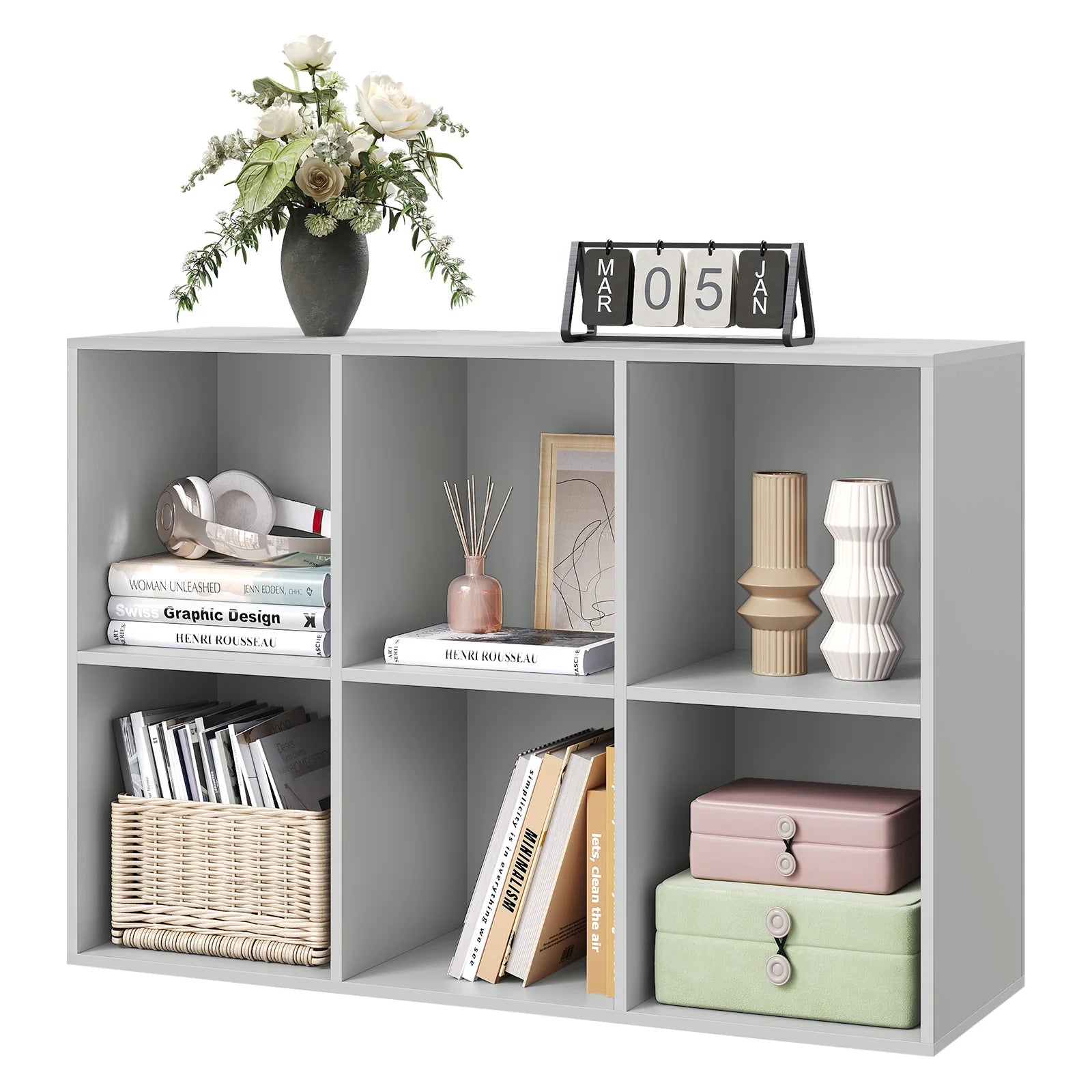 Étagère cube rangement en bois -