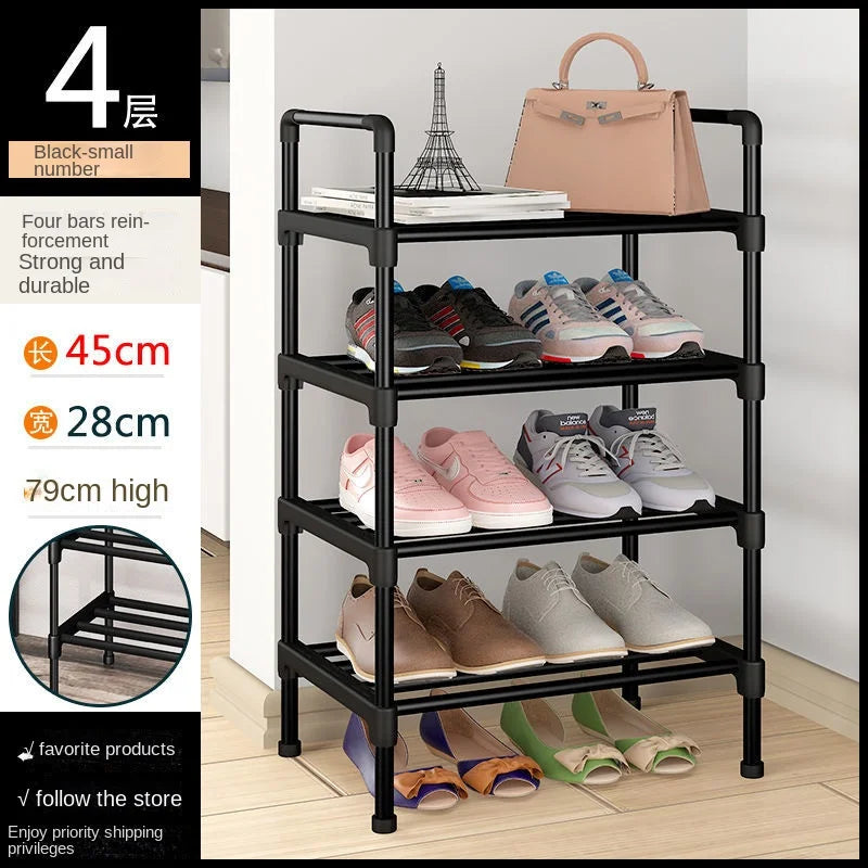 Étagère chaussures industrielle - Long 45CM 4 Floors