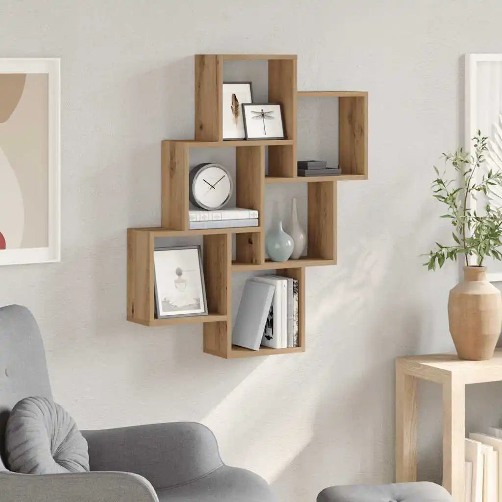 étagère murale design moderne 78x15x93 cm -