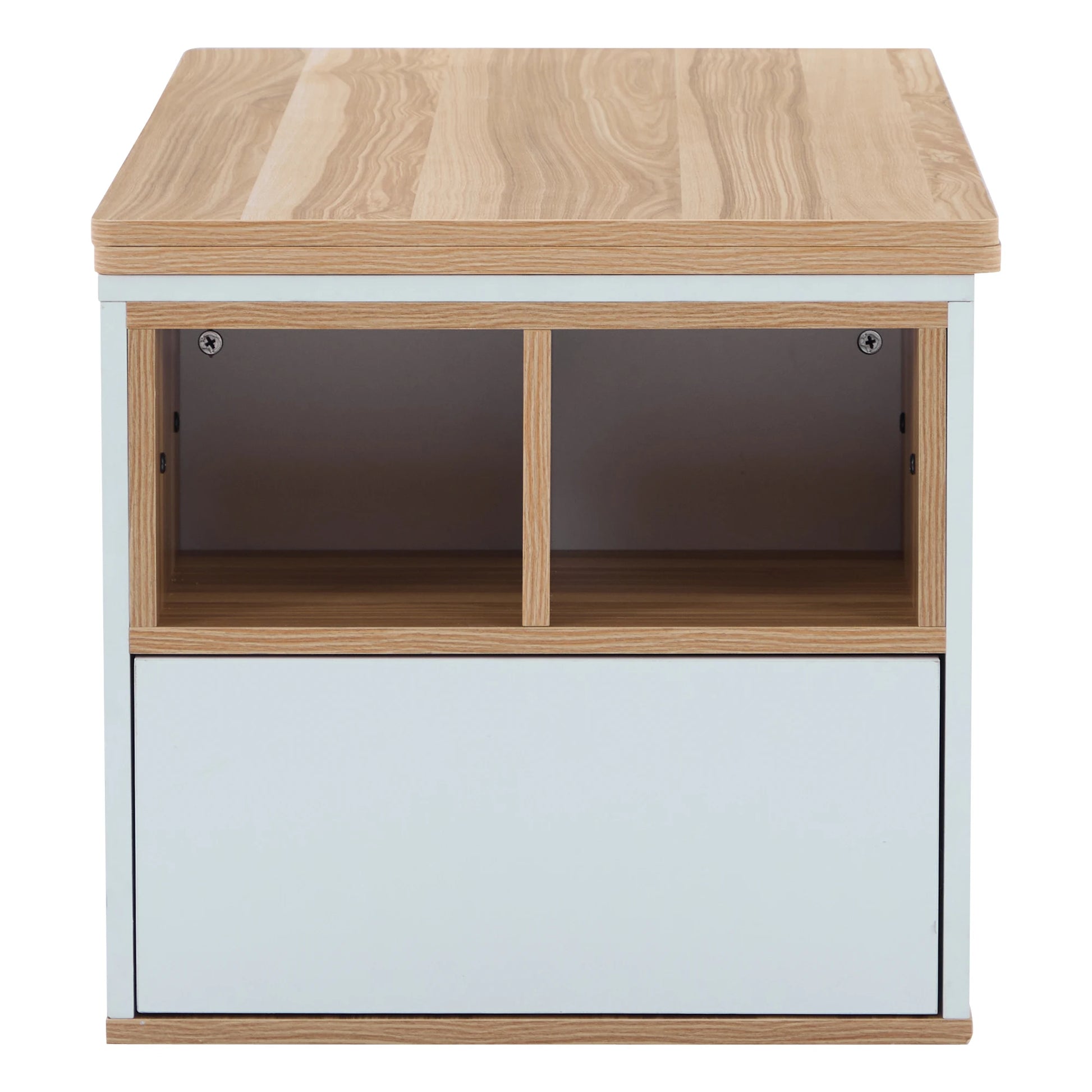 Table basse en bois blanche -