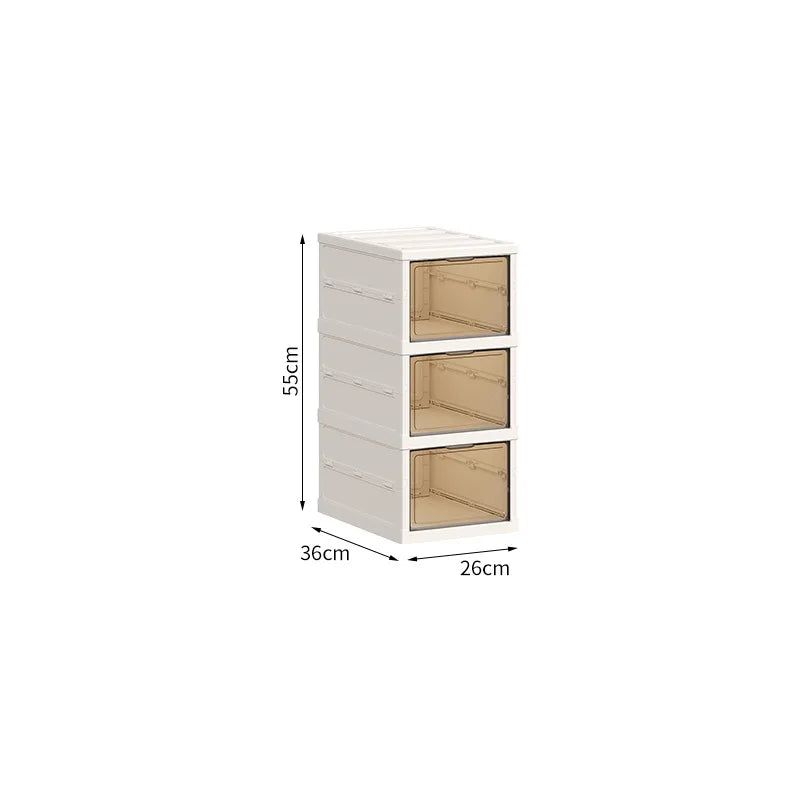 Meuble à chaussure anti poussière pour la maison - D