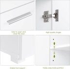 Meuble de rangement pour les toilettes ou salle de bain 60x31x60cm -