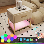 Table de nuit ado blanche 1 pièce -