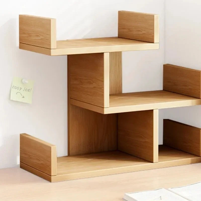 étagère bois bibliothèque de bureau -