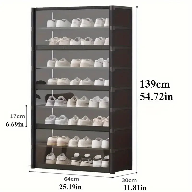 Meuble à chaussure noir tendance -