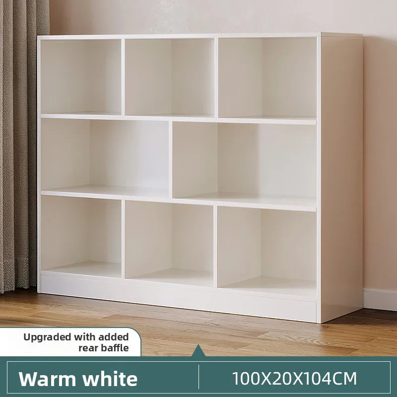 Meuble de rangement salle de bain pas cher multi compartiments - J-100CM Blanc