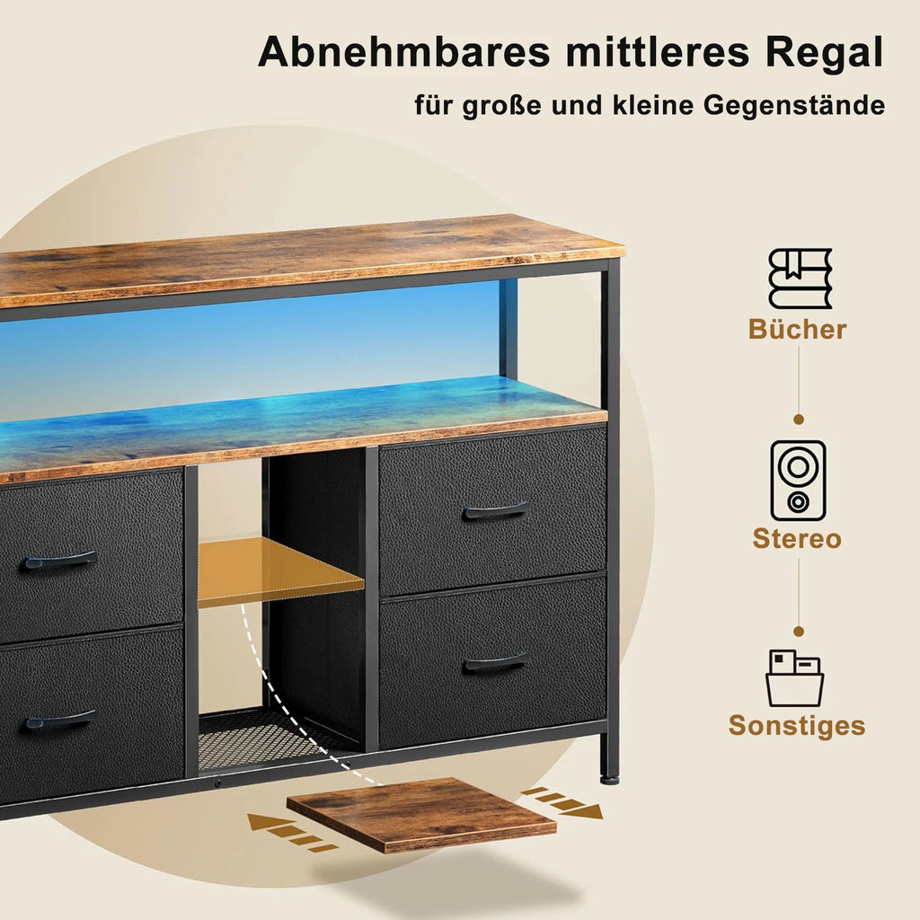 Petit meuble de rangement pas cher à LED -