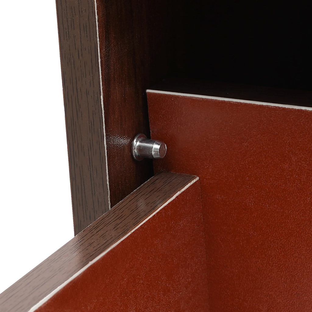 Table de nuit bois massif compacte -