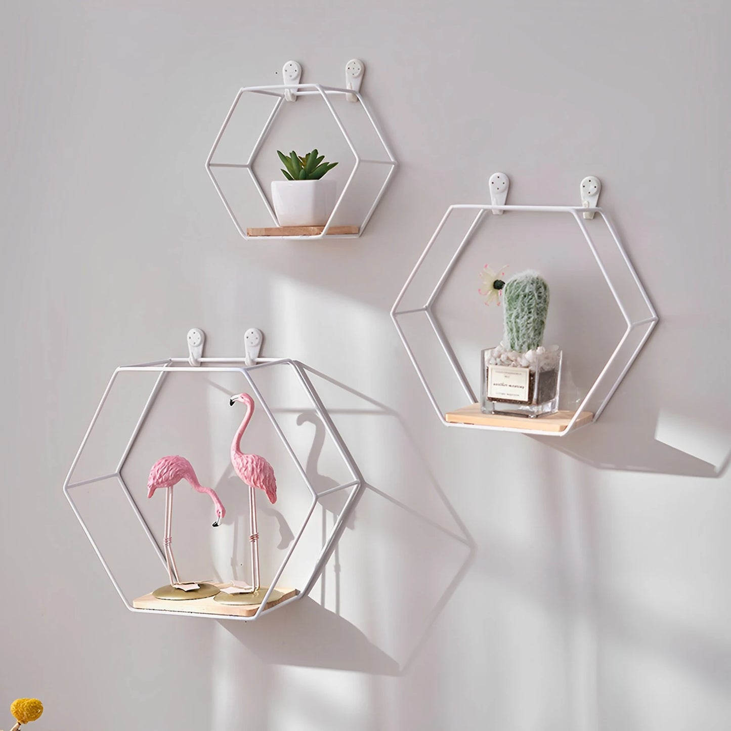 étagère murale en métal 3Pcs -