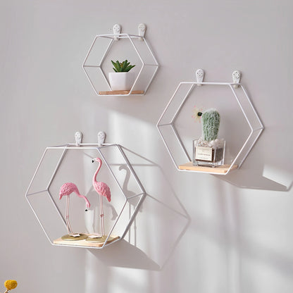 étagère murale en métal 3Pcs -