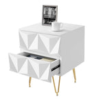 Table de chevet dimension 40x53x40cm décorative moderne -