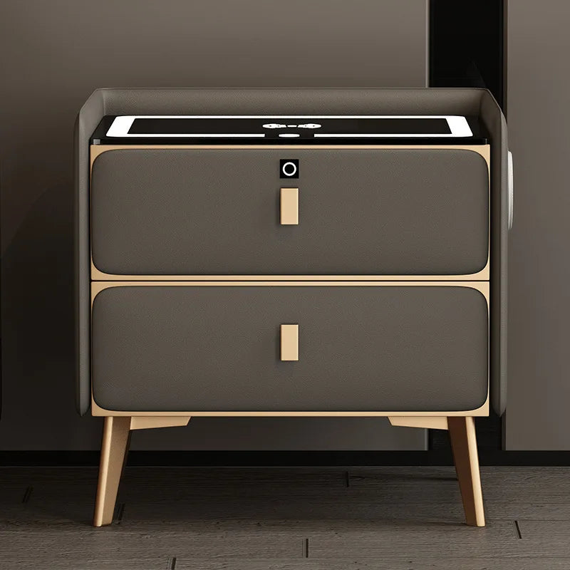 Table de nuit bois moderne de luxe -