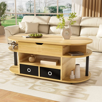 Table basse en bois relevable de qualité moderne -