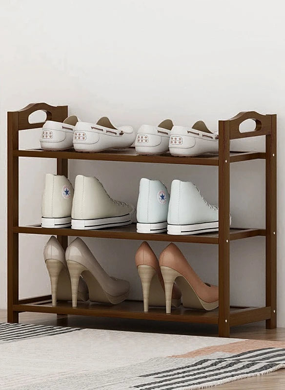 Meuble à chaussure entrée à bambou de haute qualité - 3 floors-80CM