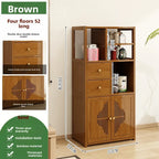 Meuble de rangement à casier marron - CD